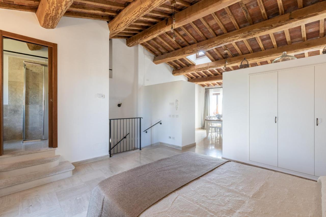La Piazza - Appartamento Con Vista Sinalunga Exteriör bild