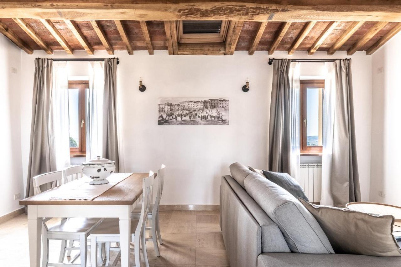 La Piazza - Appartamento Con Vista Sinalunga Exteriör bild