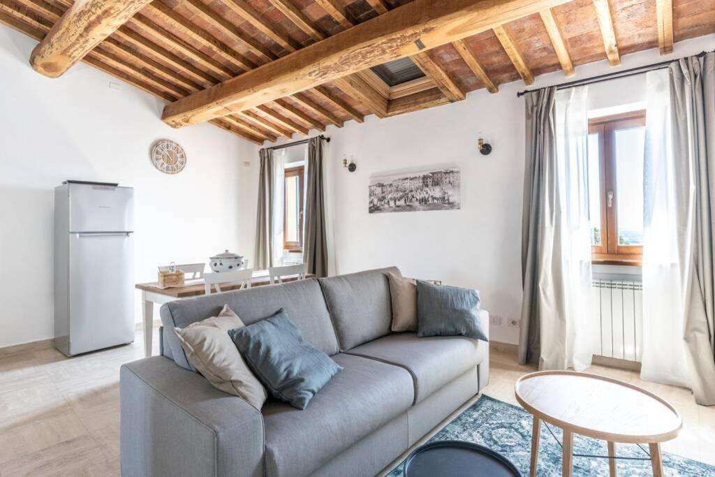La Piazza - Appartamento Con Vista Sinalunga Exteriör bild